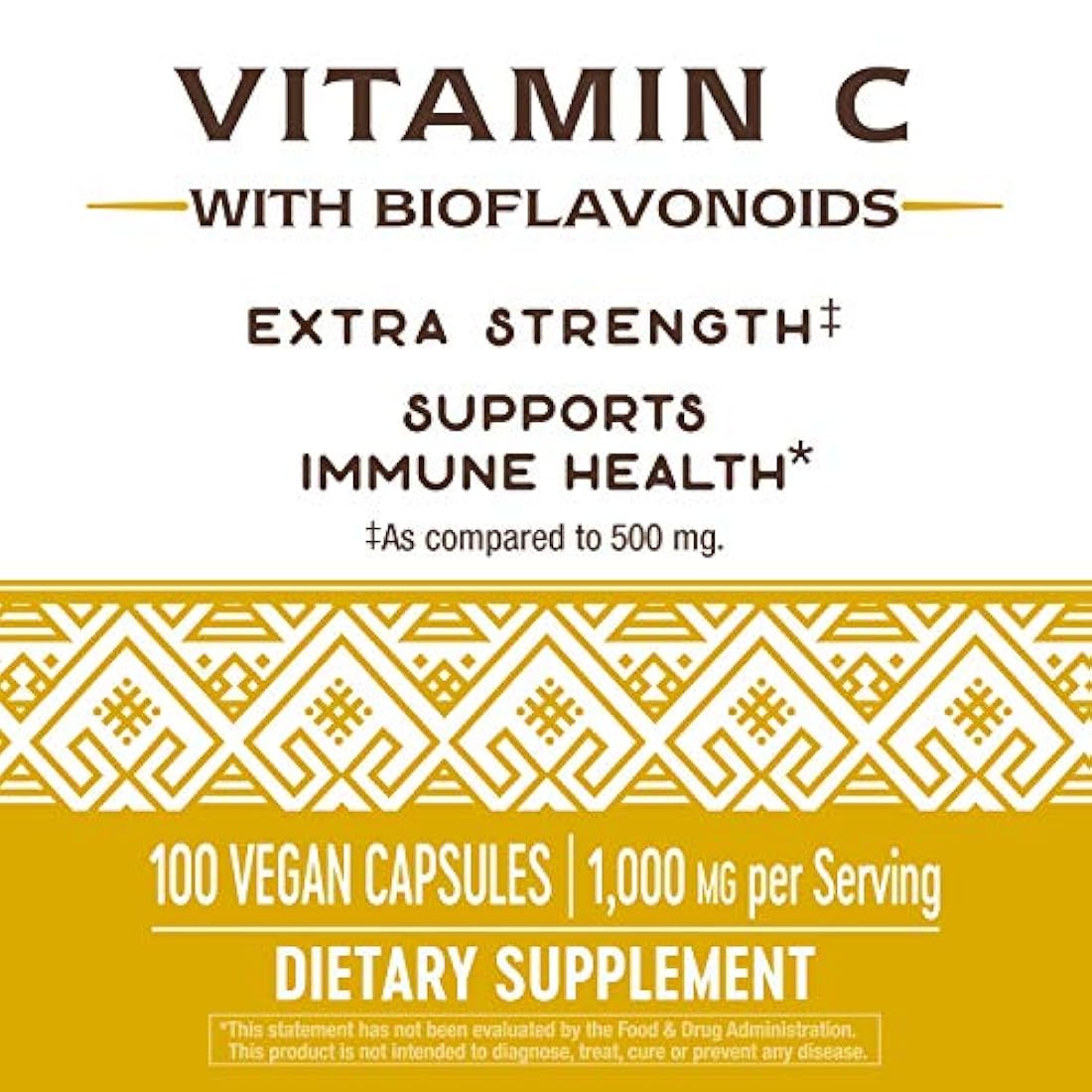Suplemento Vitamina C 1000 con bioflavonoides