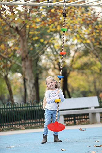 Xinlinke Árbol escalada cuerda y niños disco columpio asiento conjunto al aire libre patio patio patio patio accesorios