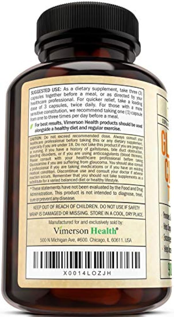 Suplemento para el alivio del dolor de articulaciones