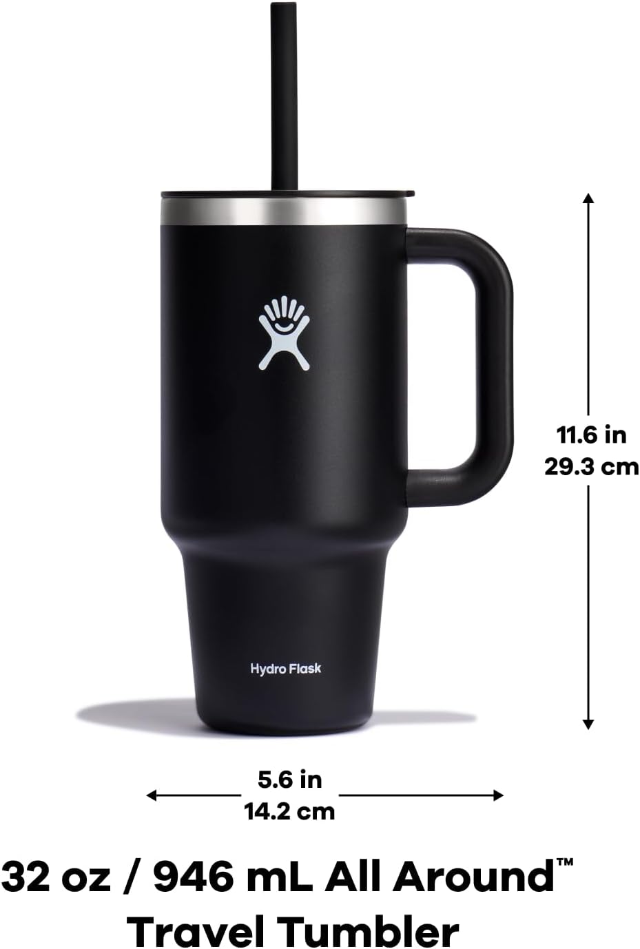 Vaso Térmico Hydro Flask con Tapa y Popote, Modelo Insulado