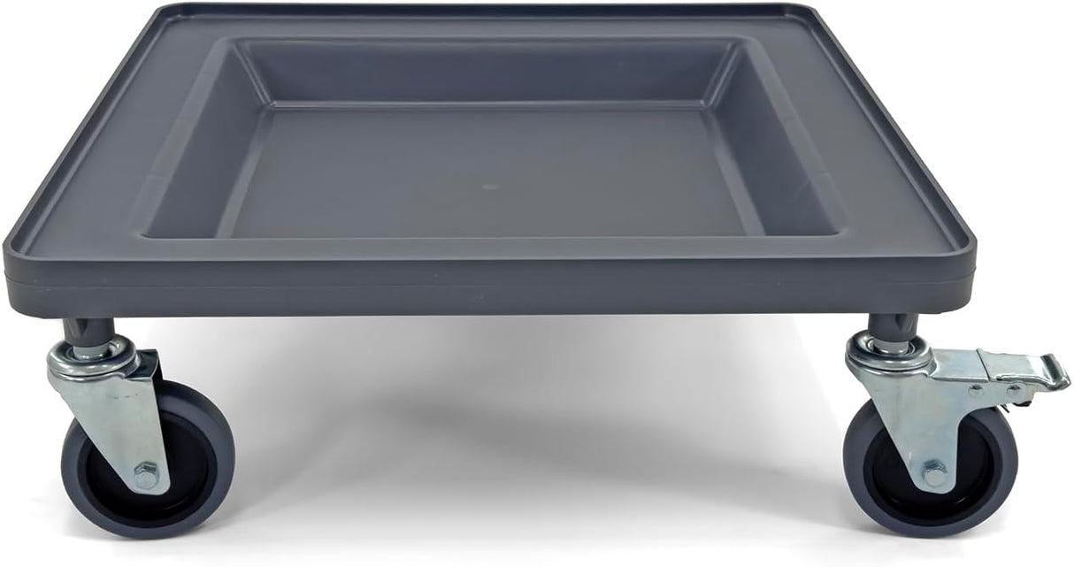 Dolly para estante de platos y vasos | 250 lbs capacidad | 4