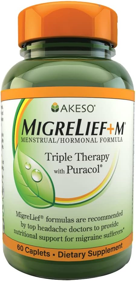 Apoyo nutricional para migraña menstrual +M, 60 comprimidos