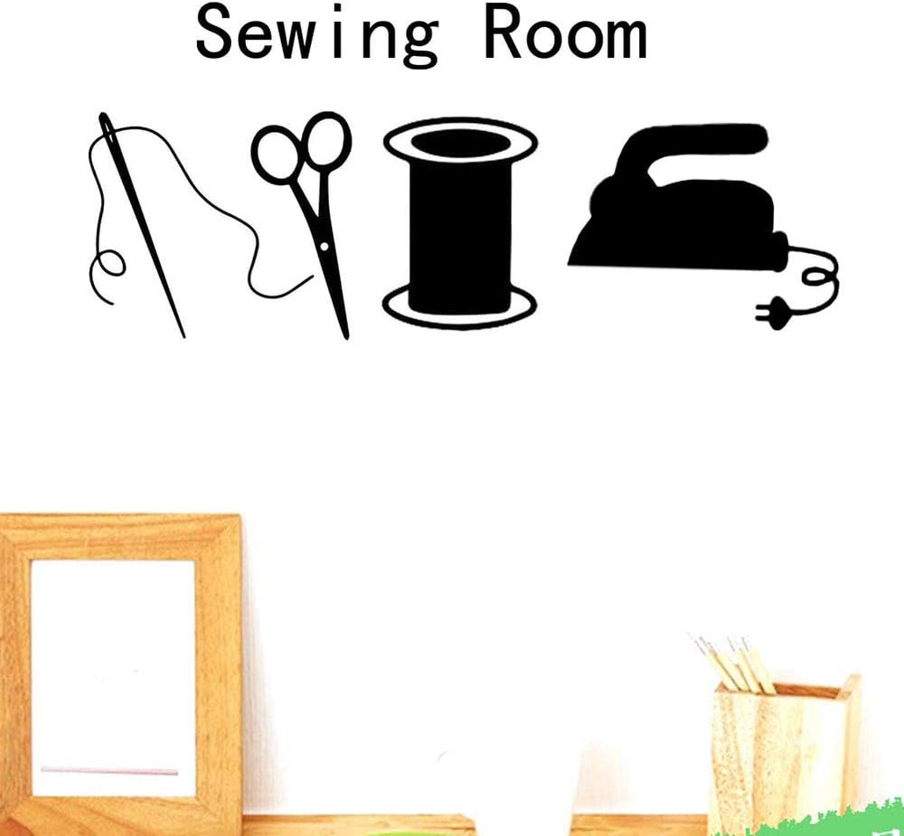 Vinilo Decorativo BIBITIME Taller de Costura 15.7x35.4
