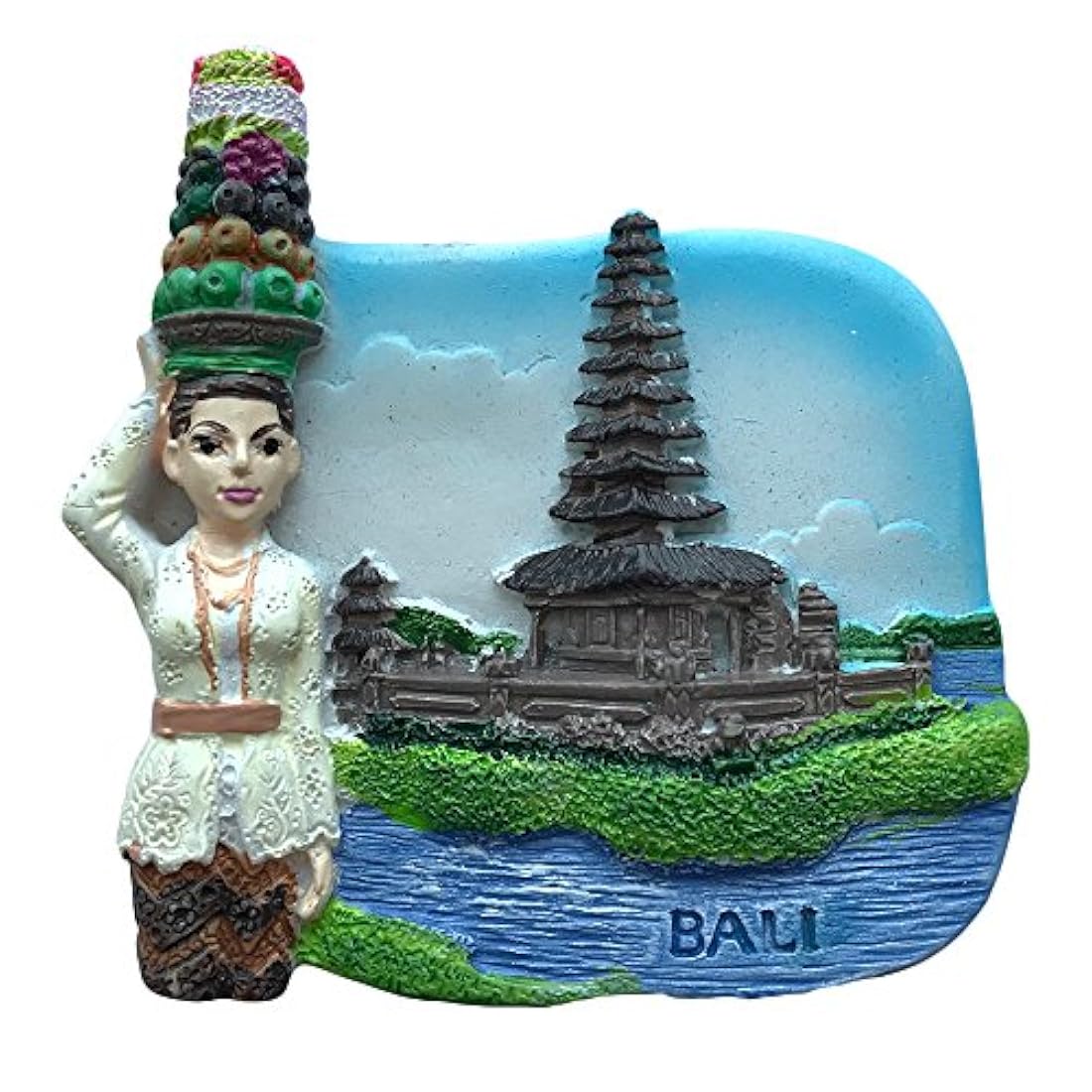 Imán para nevera de Bali Indonesia 3D