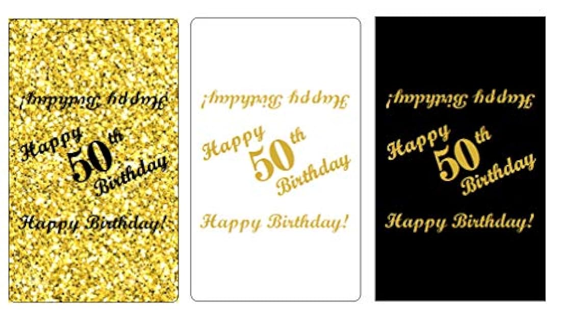 RokAPary - Papel de regalo para caramelos, diseño de 50º