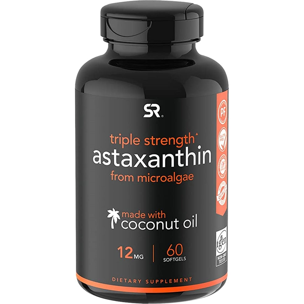 Suplementos Alimenticios de astaxantina de triple fuerza