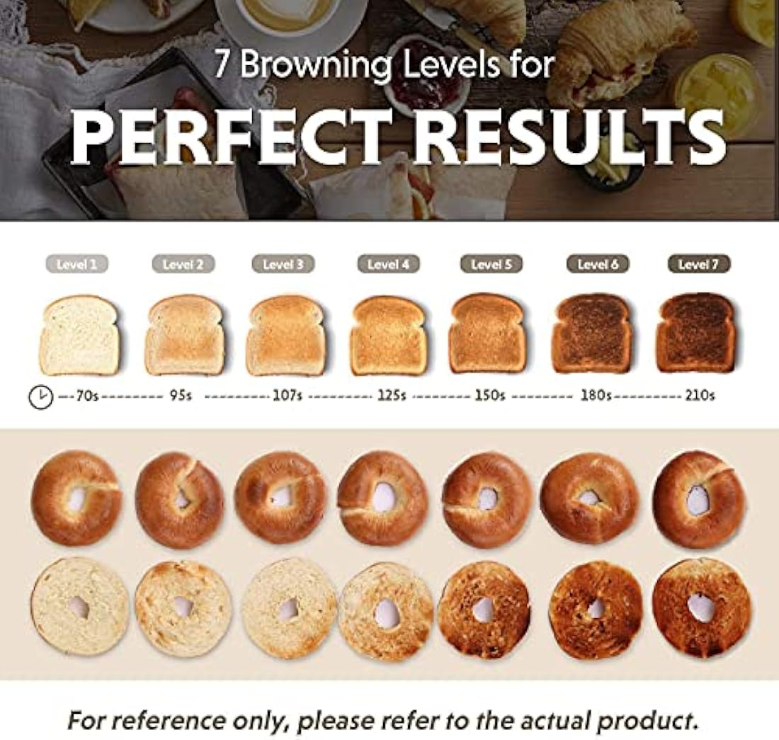 Tostadoras de 2 rebanadas ranuras extra anchas acero