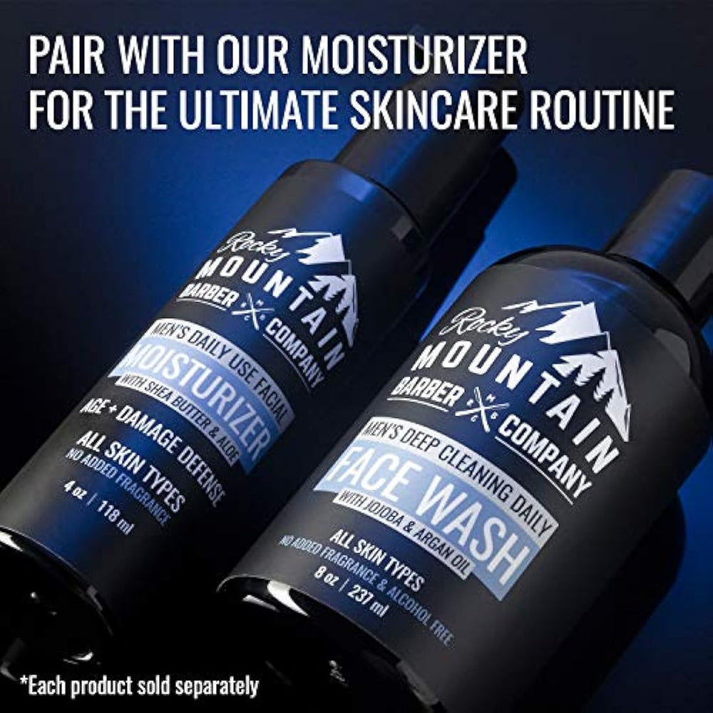 Rocky Mountain Barber Limpiador de lavado facial para hombre