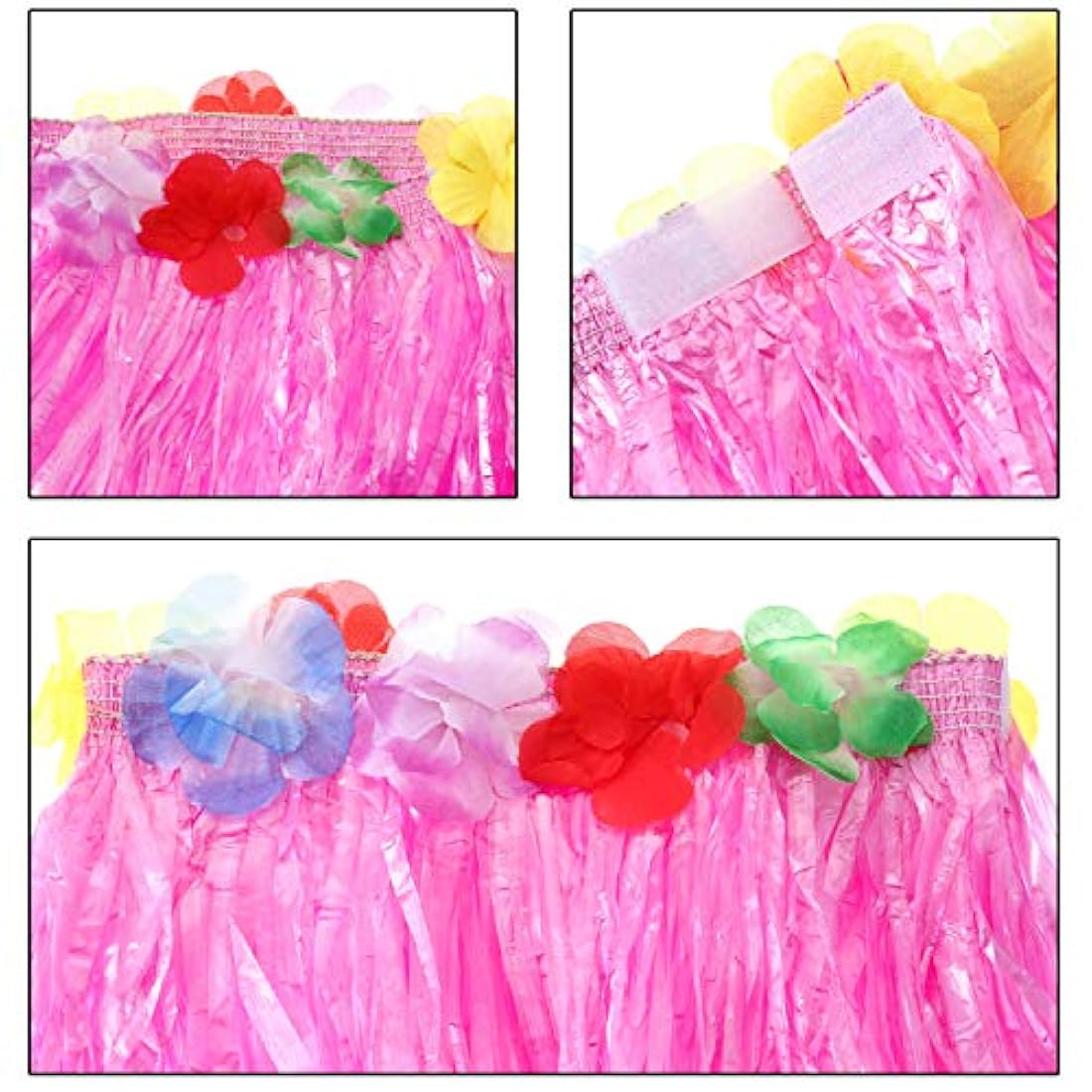 Disfraces Juego de 8 piezas de falda hawaiana