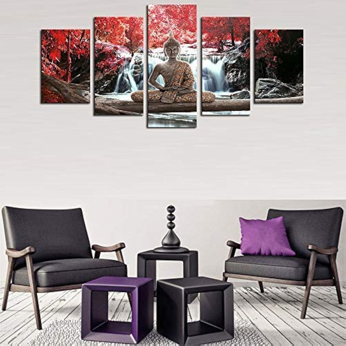 AWLXPHY - Cuadro de pared con 5 paneles para decoración