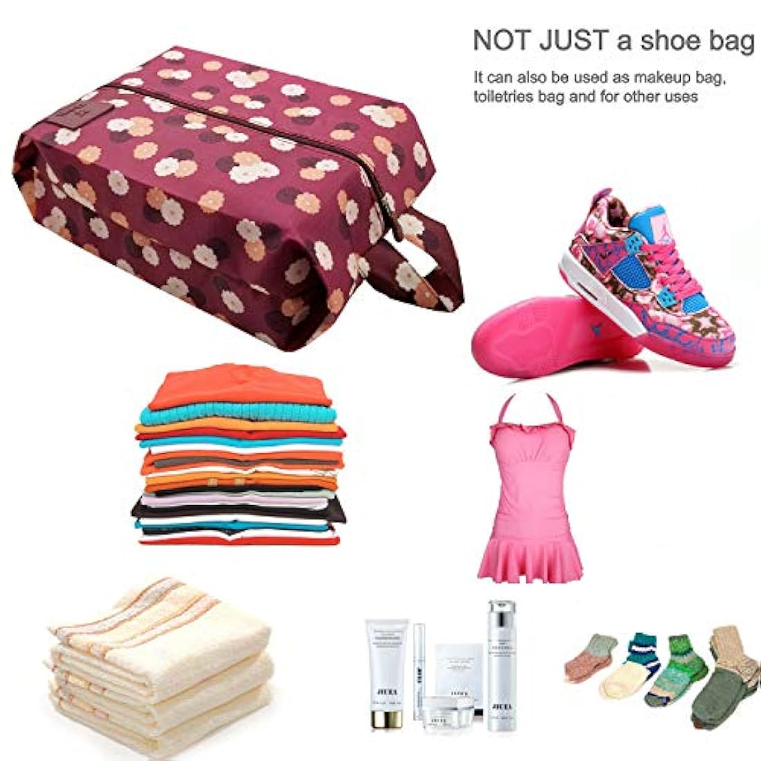 Bolsas para zapatos con cordón y ventana a prueba de sucio