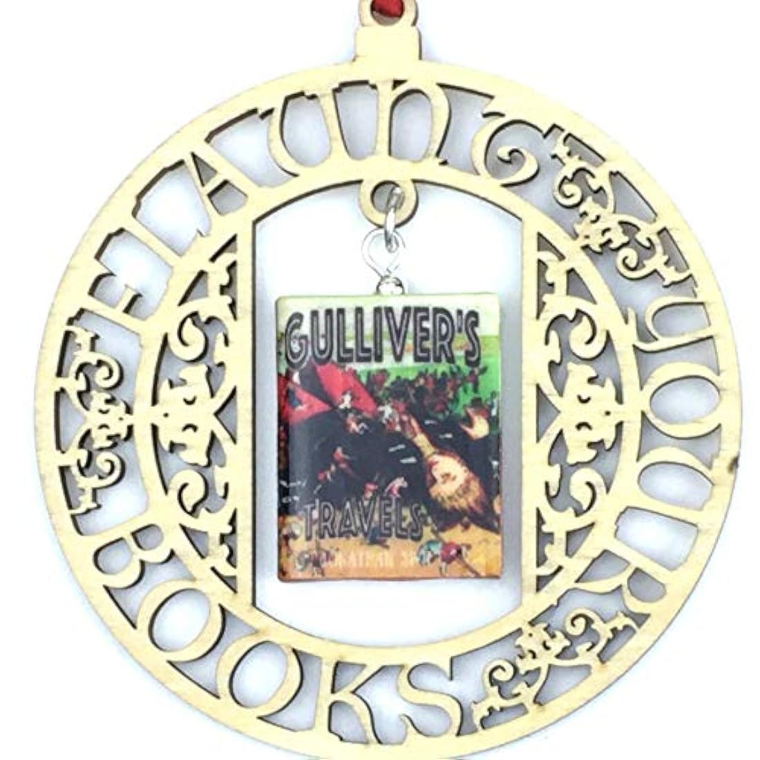 Adorno Mini libro de arcilla enmarcado