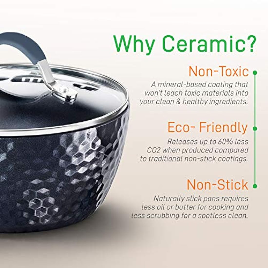 Juegos de Ollas de cocina de 11 piezas NUTRICHEF NCCW11DS