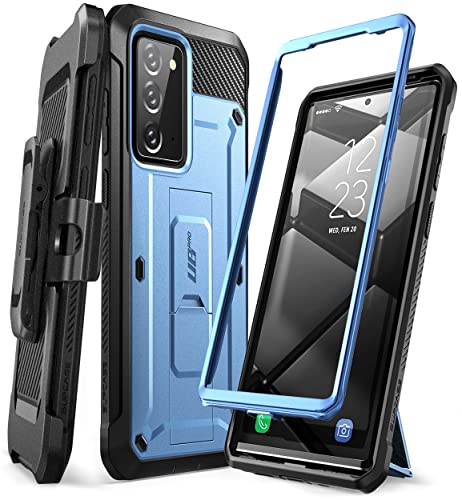 SUPCASE Unicorn Beetle Pro Series - Funda para Samsung Galaxy Note 20 (versión 2020), funda resistente de cuerpo completo y soporte sin protector de pantalla integrado (azul pizarra)