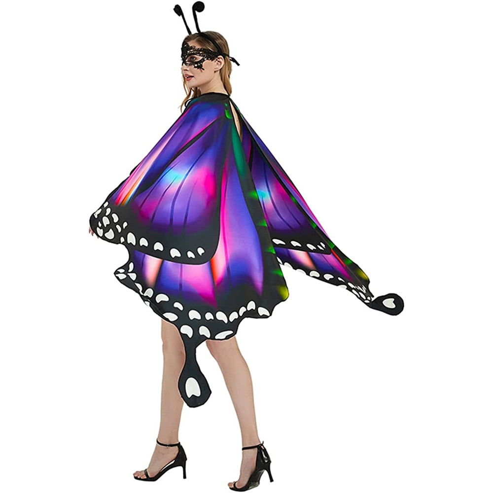 Disfraz de mariposa capa de ala para mujeres talla única