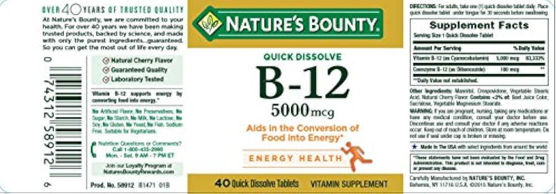 Vitamina B12 tabletas