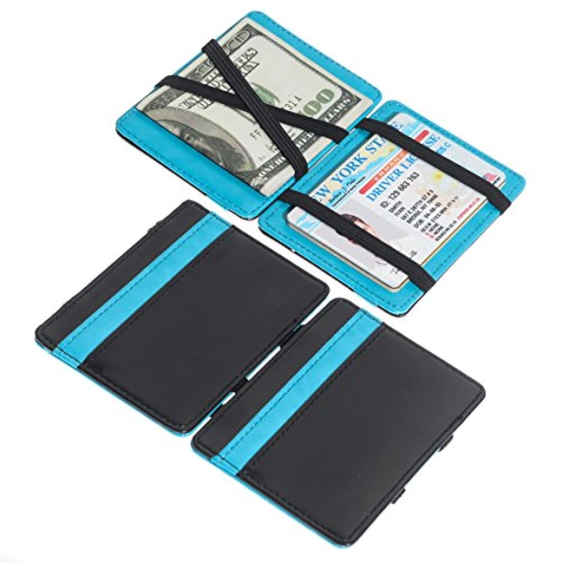 CKLT - Cartera para hombre (piel, minimalista, delgada)