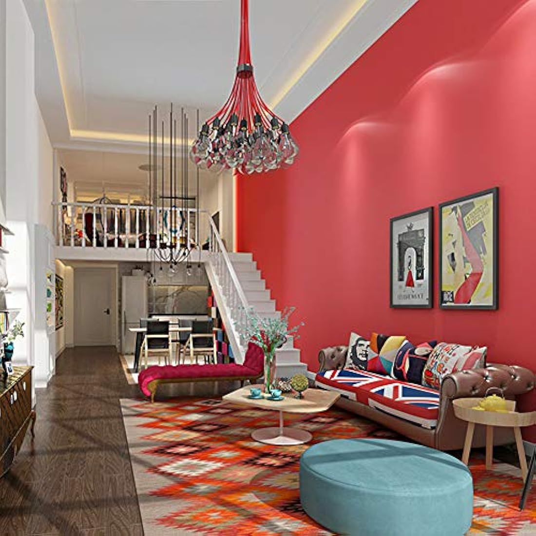 Livelynine Papel de vinilo autoadhesivo Papel pintado