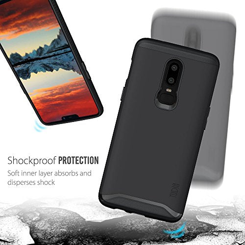 Funda robusta pero delgada de doble capa para OnePlus 6