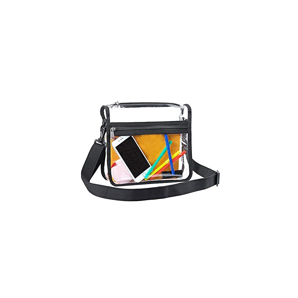 Bolsos cruzado transparente de hombro transparente