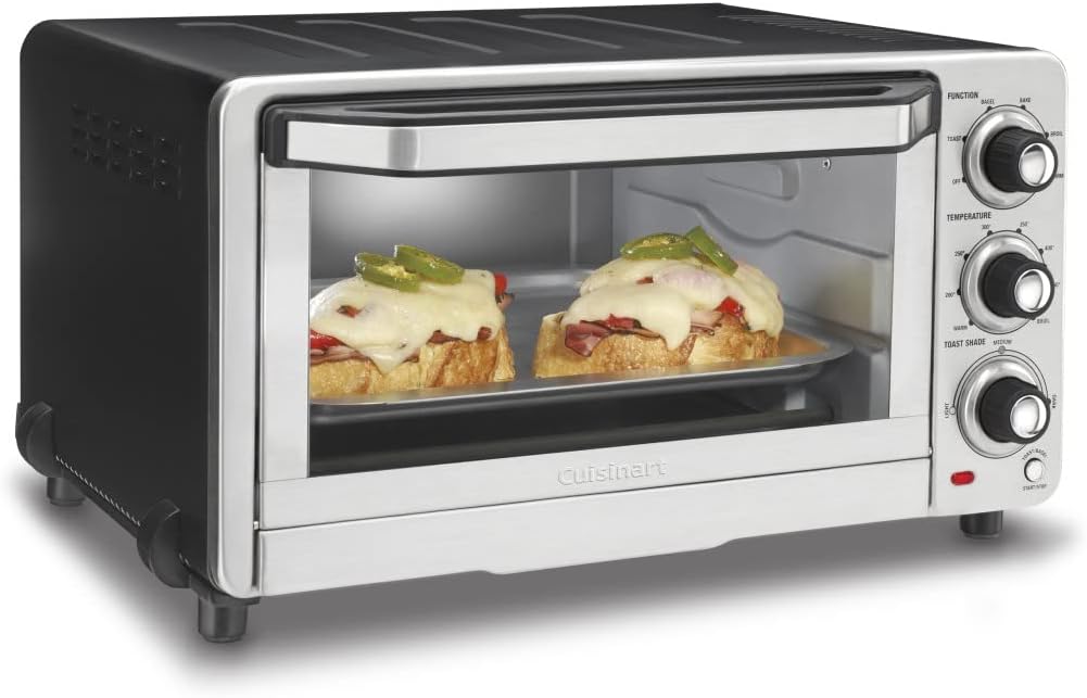 Horno tostador y asador, de Cuisinart, TOB-40N, clásico