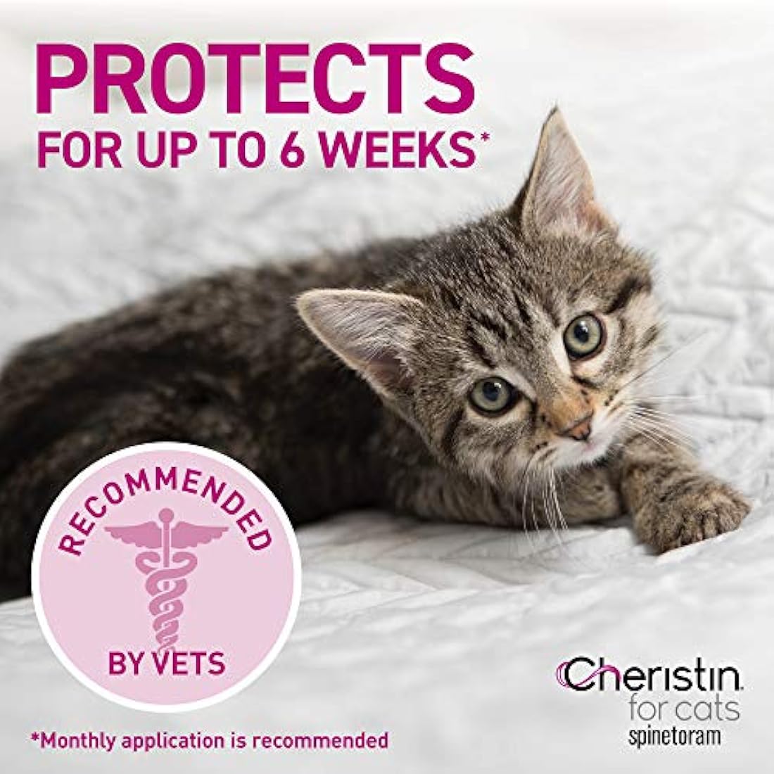 Tratamiento tópico de pulgas - Eficaz a través de 6 semanas