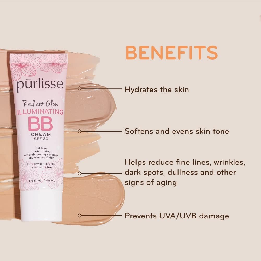 Crema BB Iluminadora y Hidratante SPF30, Libre de Crueldad