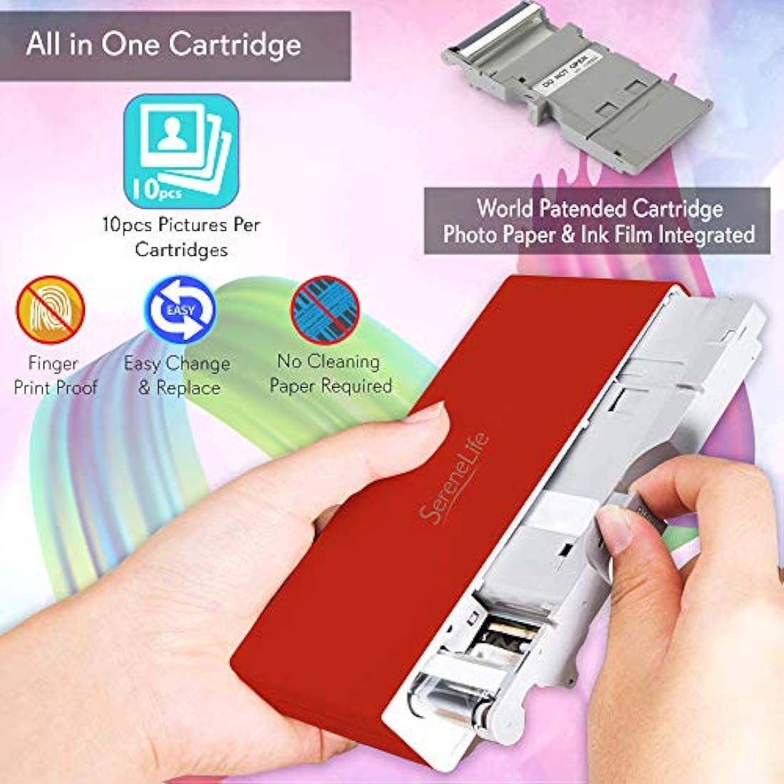 Impresora fotográfica portátil SERENELIFE