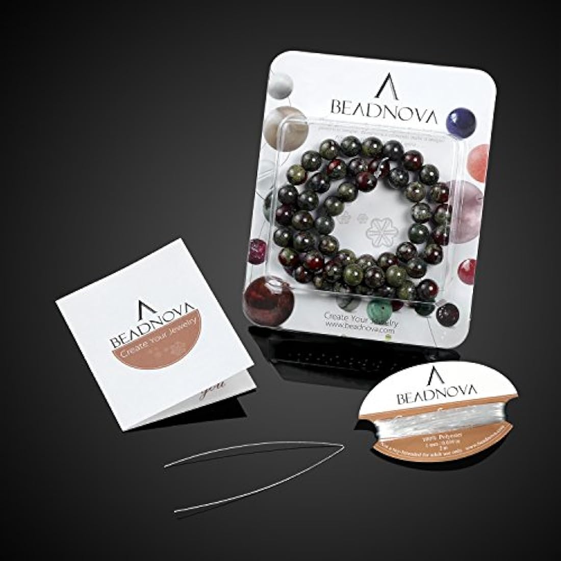 Cuentas redondas de piedras preciosas para joyería