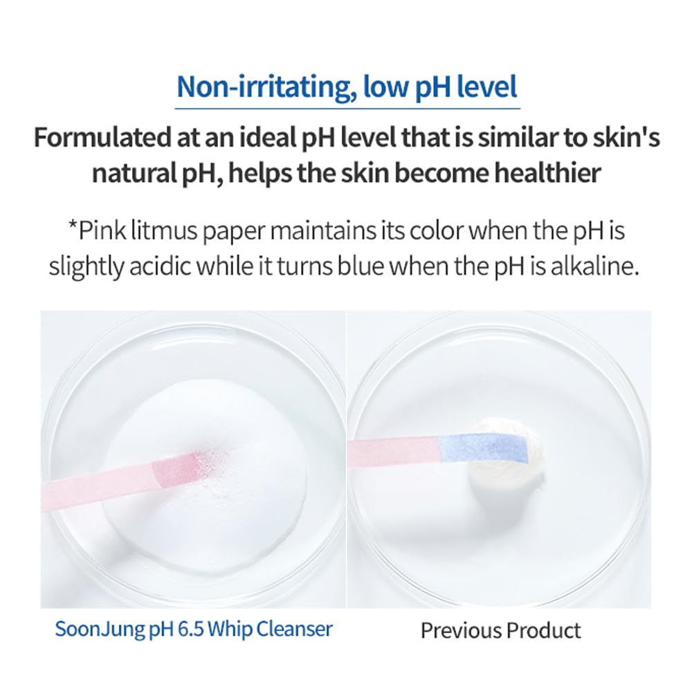 Limpiador Facial para Piel Sensible, pH Bajo, Hidratante