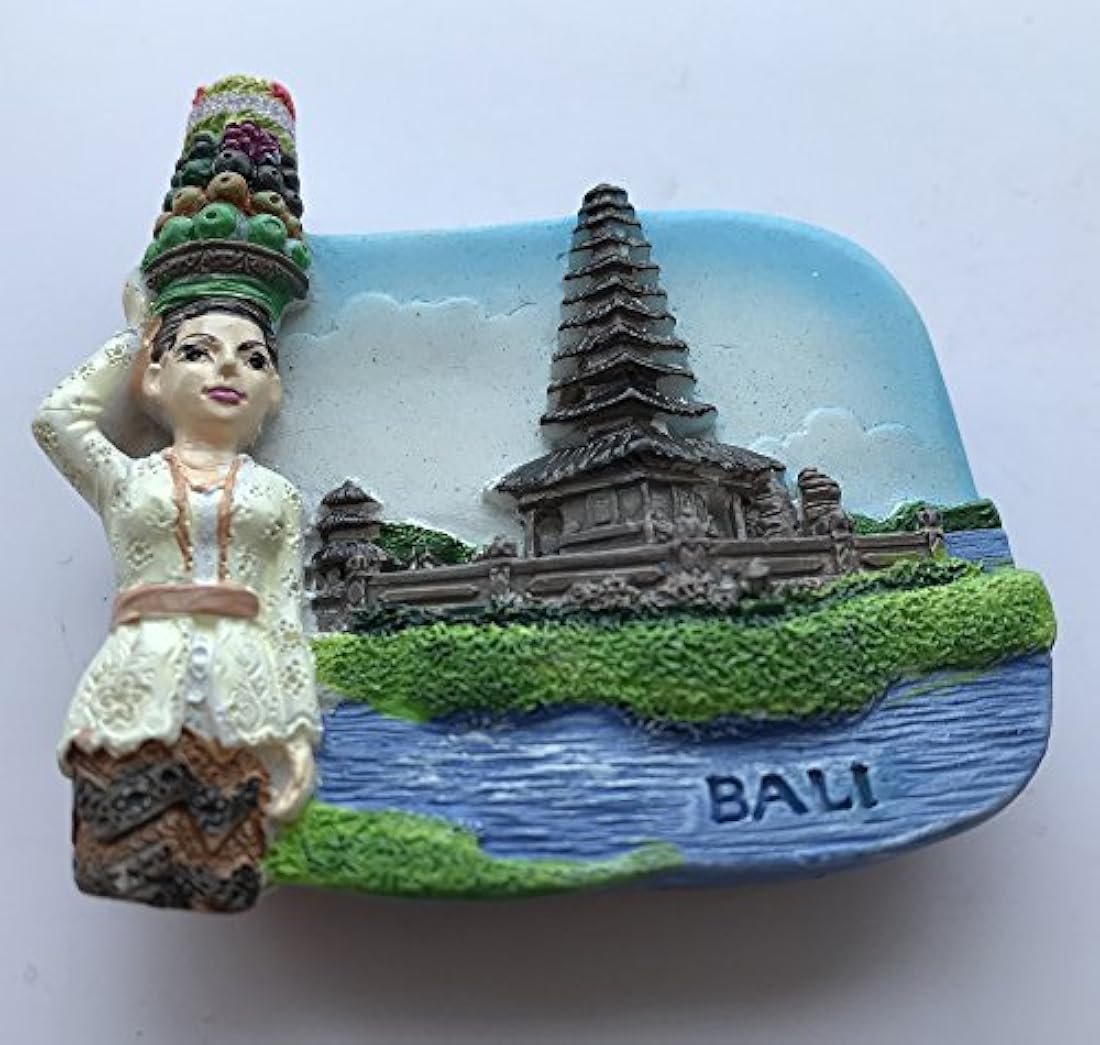 Imán para nevera de Bali Indonesia 3D