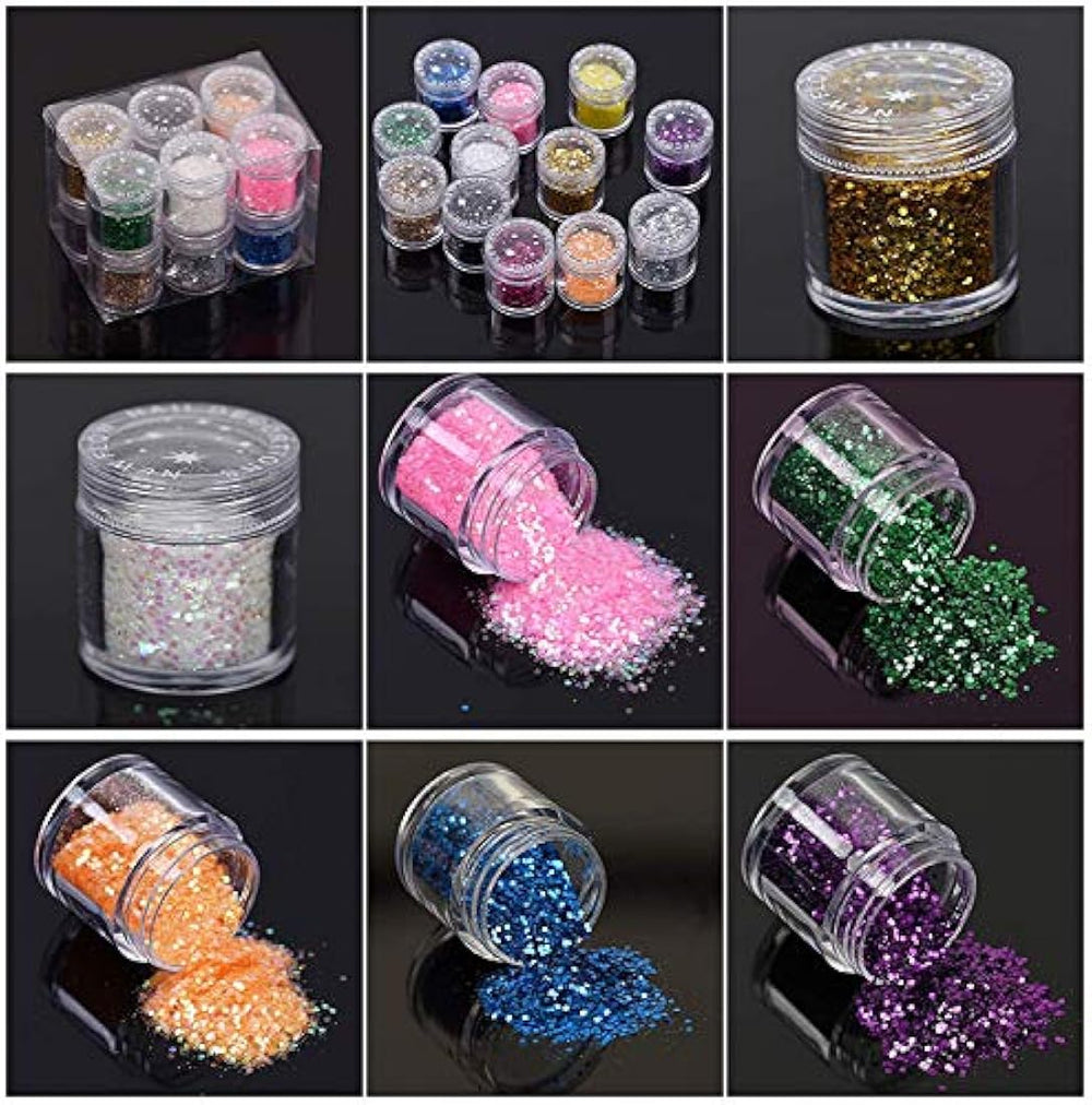 Kit de resina transparente con pigmentos y moldes y luz UV, 5 resinas epoxi 15 pigmentos de color nacarado 24 purpurinas y flores 31 moldes y biseles, pendientes, pulseras, anillos, colgantes, joyería, con pinzas