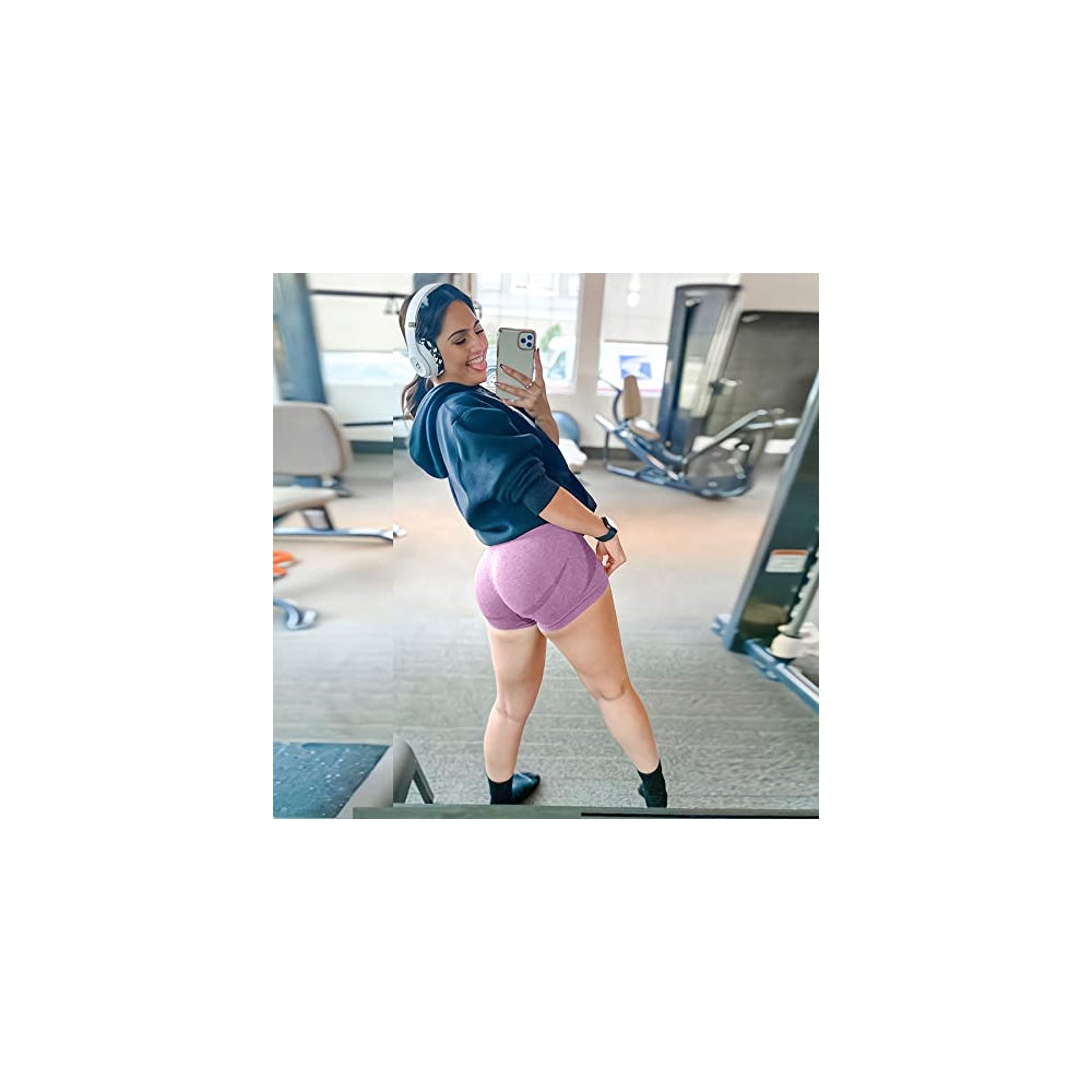 Shorts cortos sin costuras para mujer talla S
