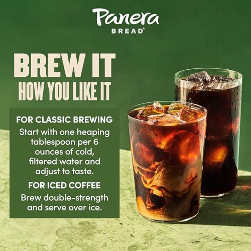 Café molido descafeinado Panera, 12oz, paquete de 6 unidades