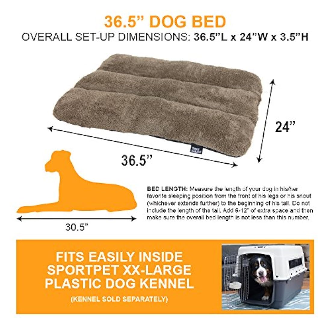 Cama impermeable para mascotas se adapta caja de plástico