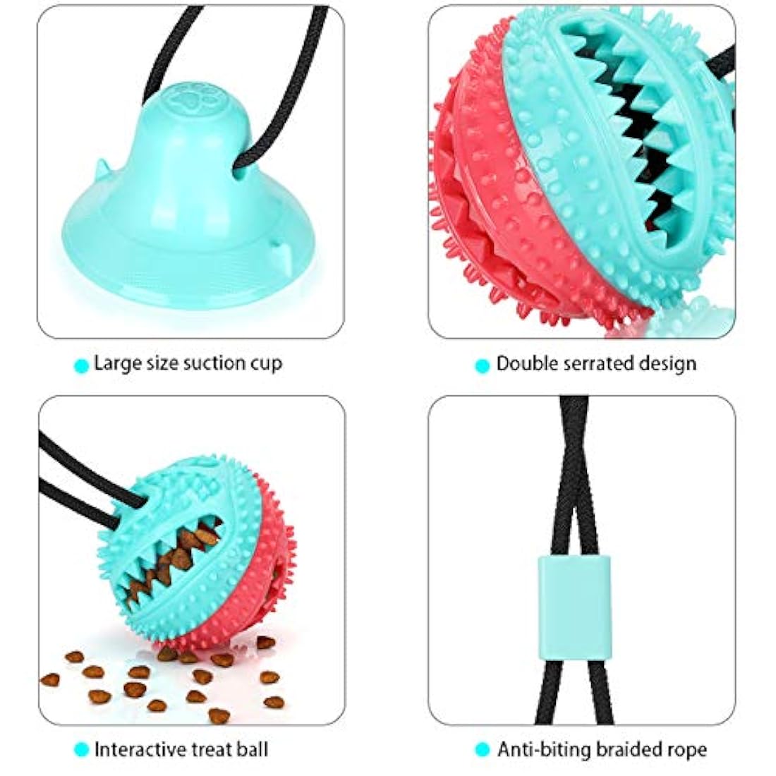 Juguete para perro - pelota dispensadora de alimentos