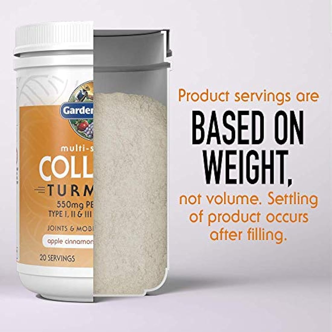 Garden of Life Cúrcuma de colágeno multifunción canela manz