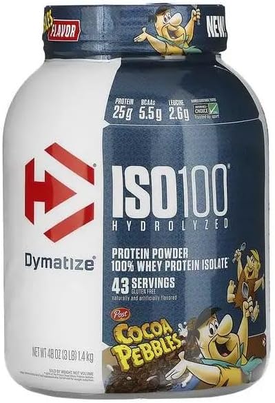 Suplemento Dymatize Proteína hidrolizada ISO100 3 libras