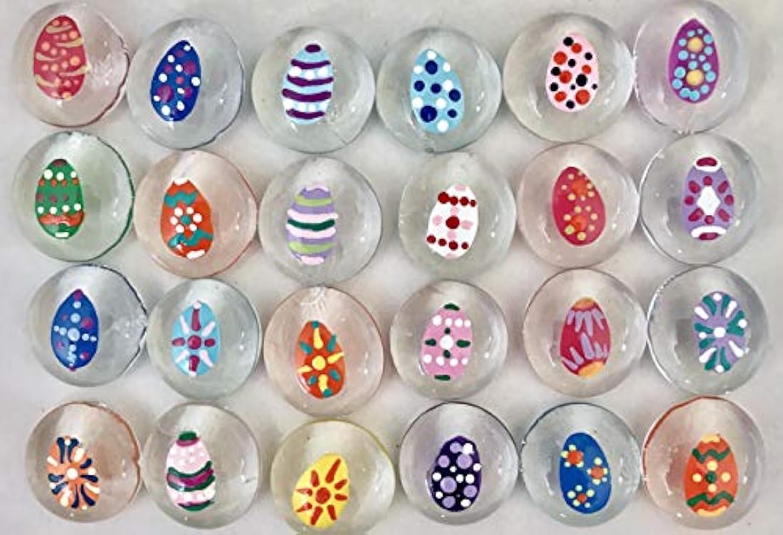 Piedras de cristal pintadas a mano, recuerdo de fiesta