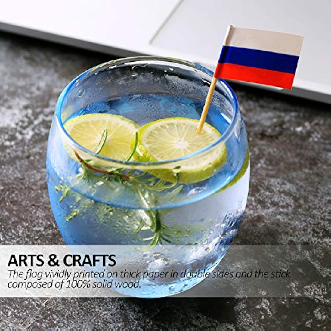 Bandera de 100 palillos de dientes de diferentes países