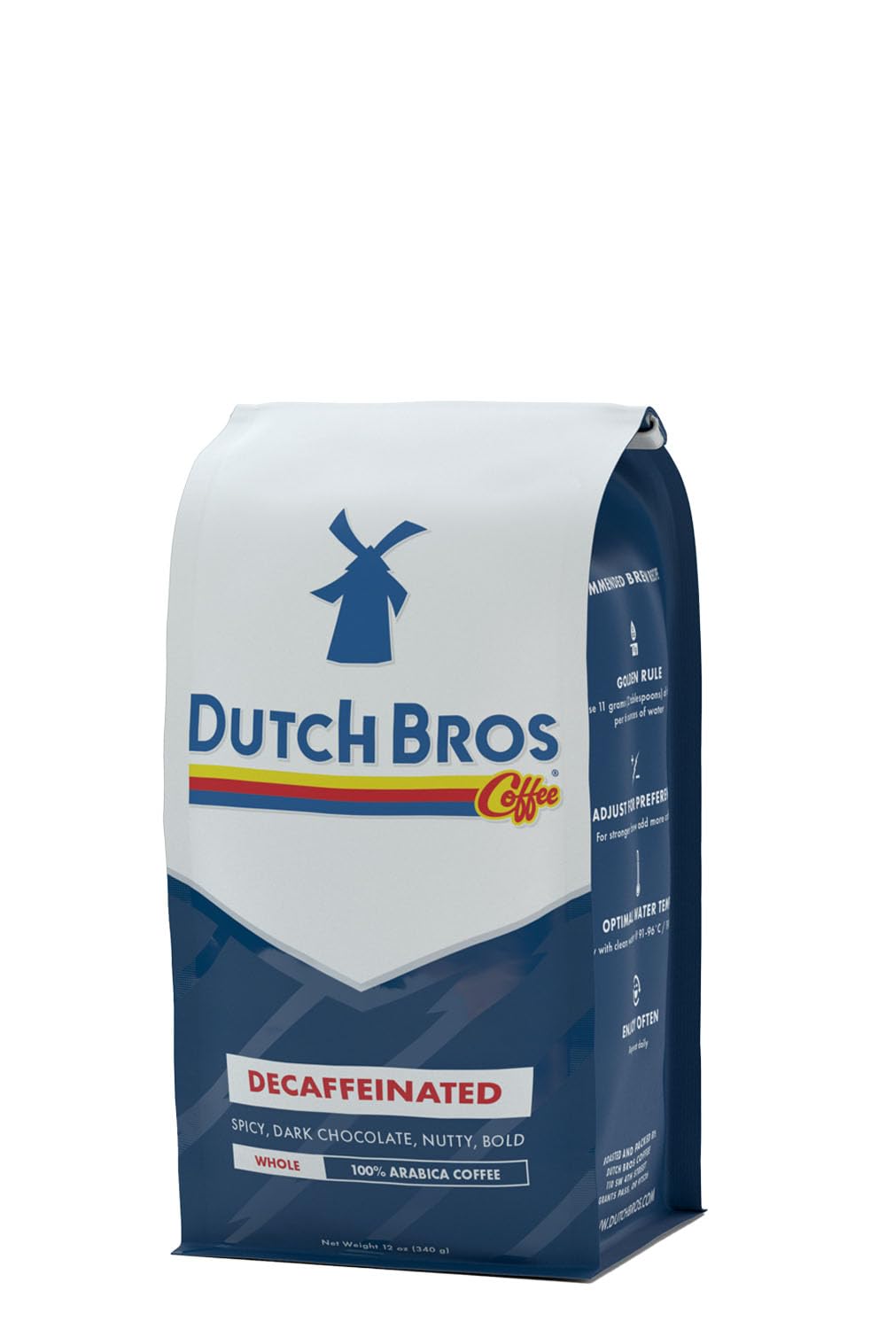 Granos de Café Descafeinado 12oz - Marca XYZ - 100% Arábica