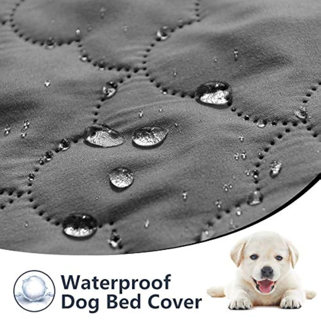 Mantas de perro para protección de sofá impermeable, gris