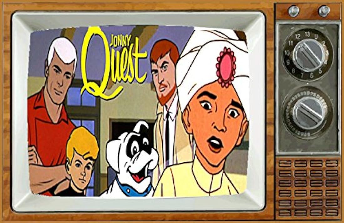 Imán para nevera Johnny Quest TV retro