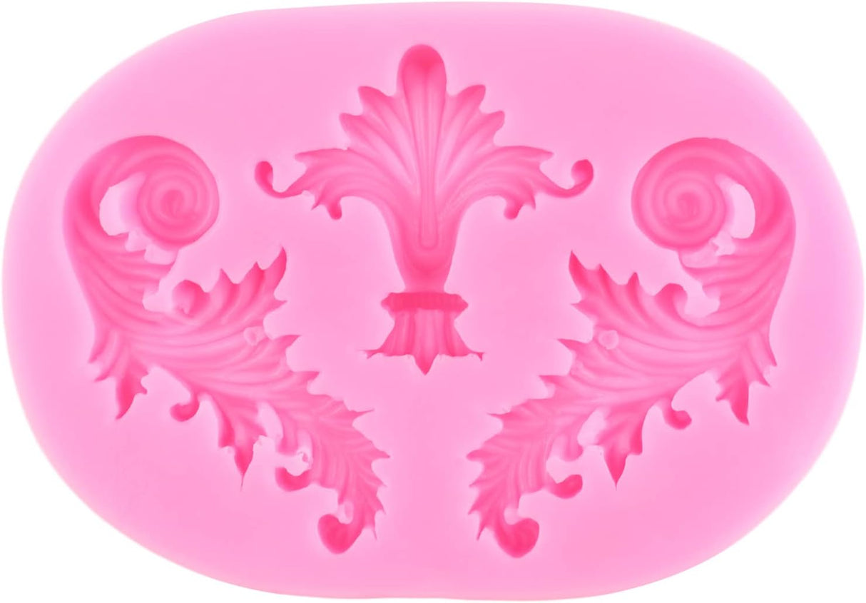 MYPRACS Moldes barrocos para fondant de silicona