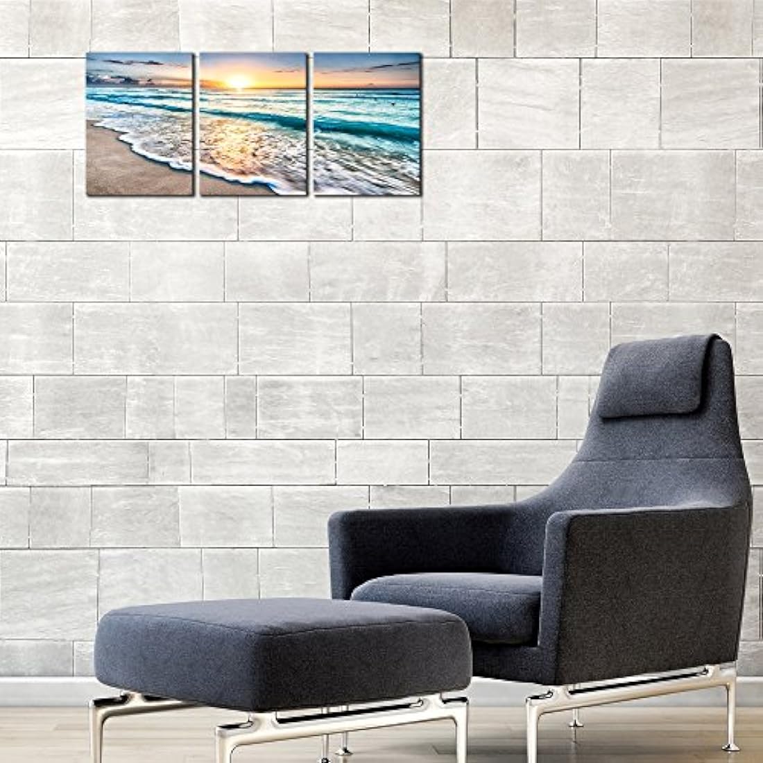 rte de Pared Moderno Estirado y Enmarcado Pyradecor