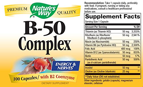 Complejo de vitamina B 50