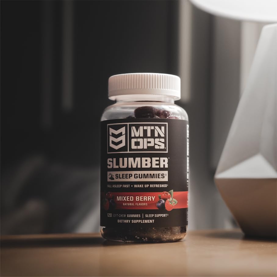 Suplemento Slumber Gummies Sleep Aid 120 gomita cereza ácida
