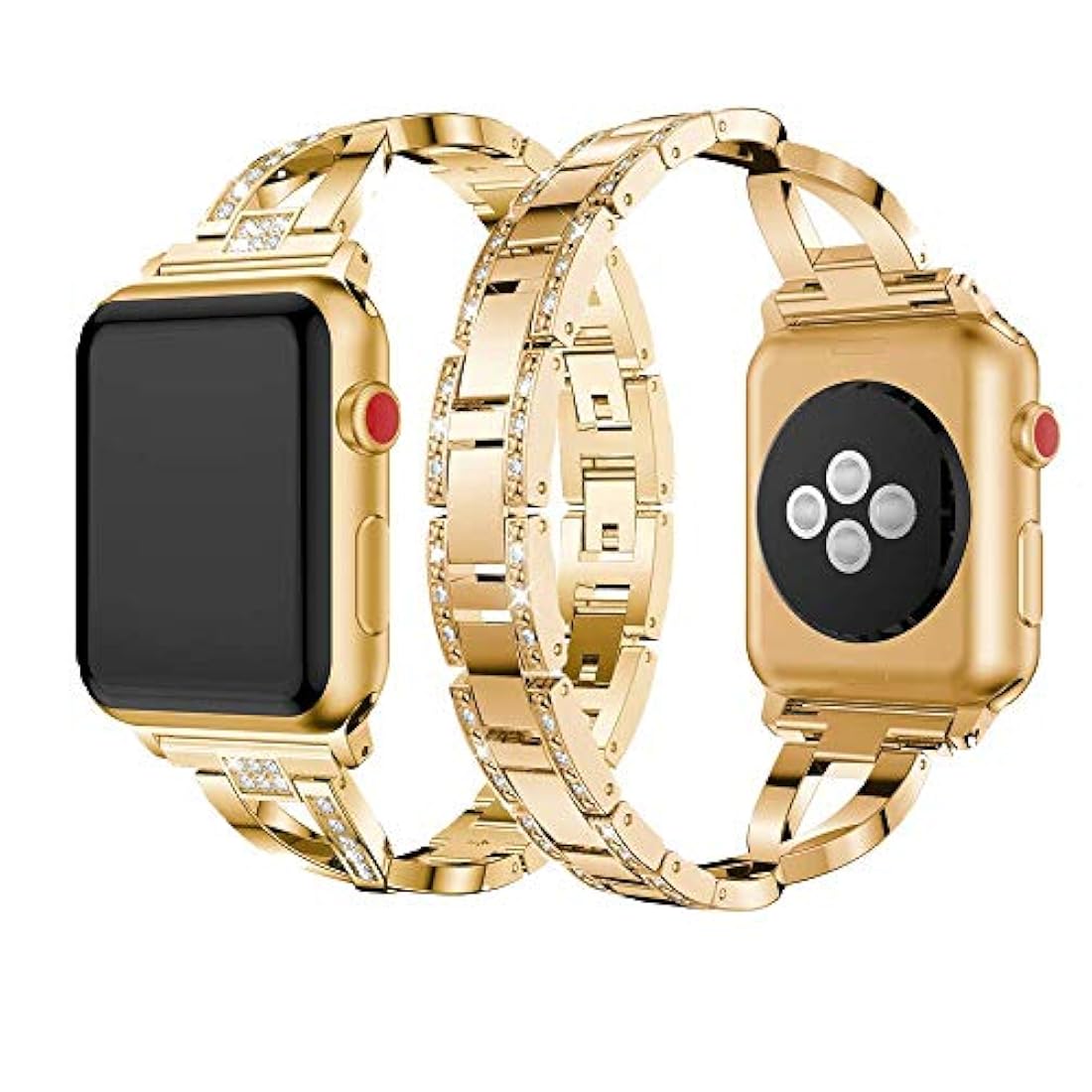 Dassions - Pulsera de metal para Apple Watch Band 1.496