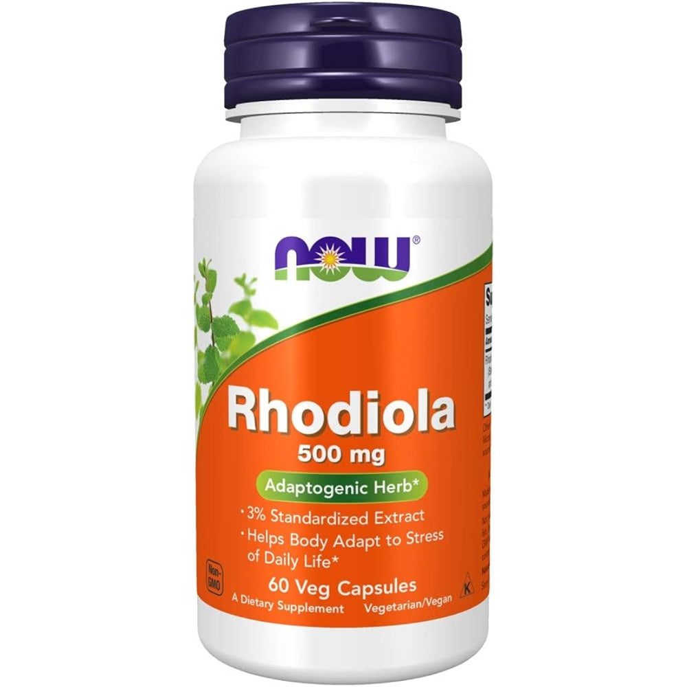 Suplementos Rhodiola Rosea, 60 Cápsulas / 500 mg