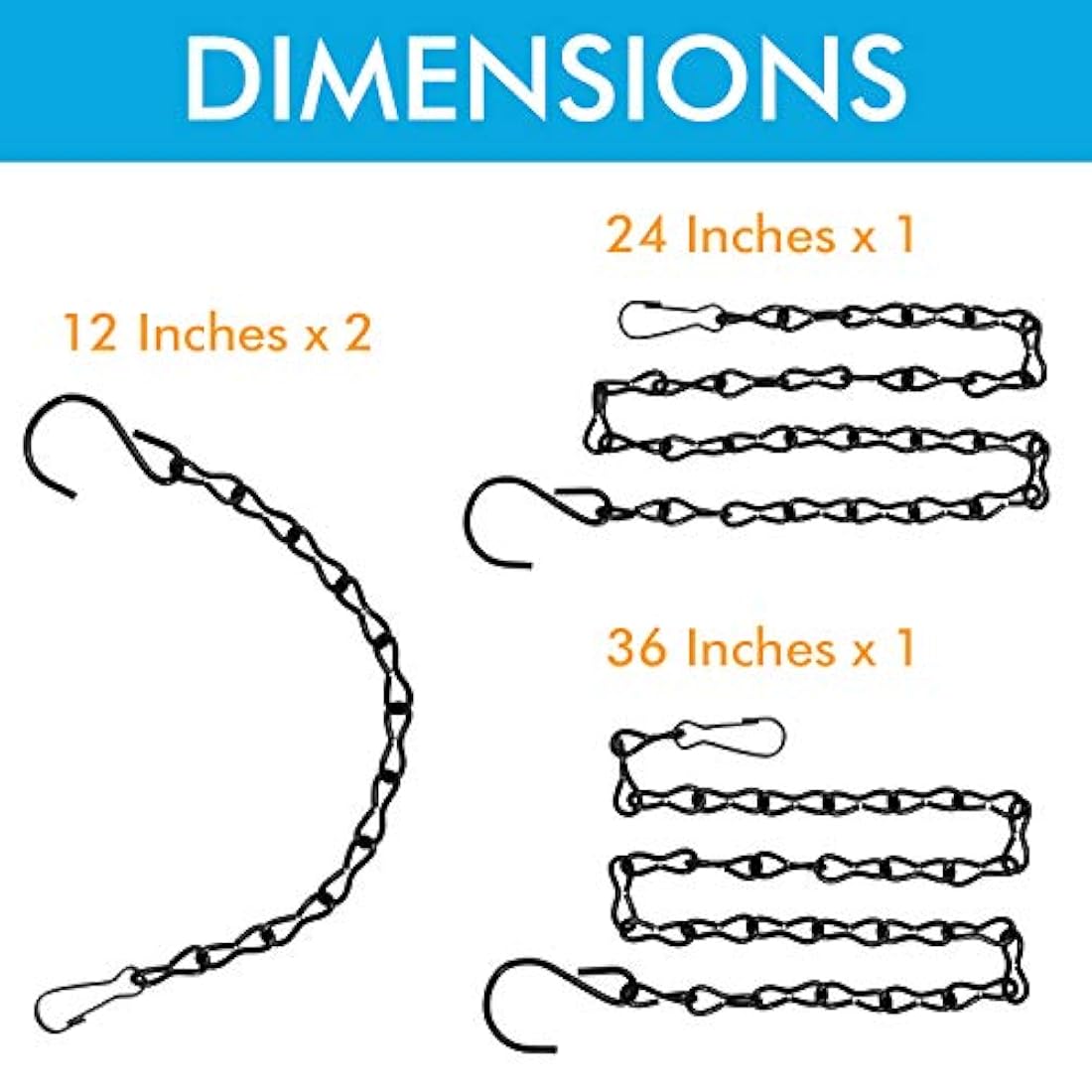 Cadena colgante Combo 4 piezas